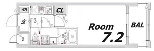 クレストタップ神戸湊町ブランの物件間取画像